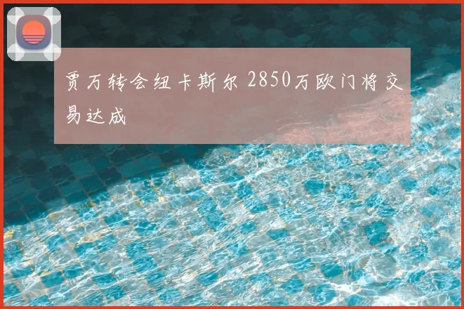 贾万转会纽卡斯尔 2850万欧门将交易达成
